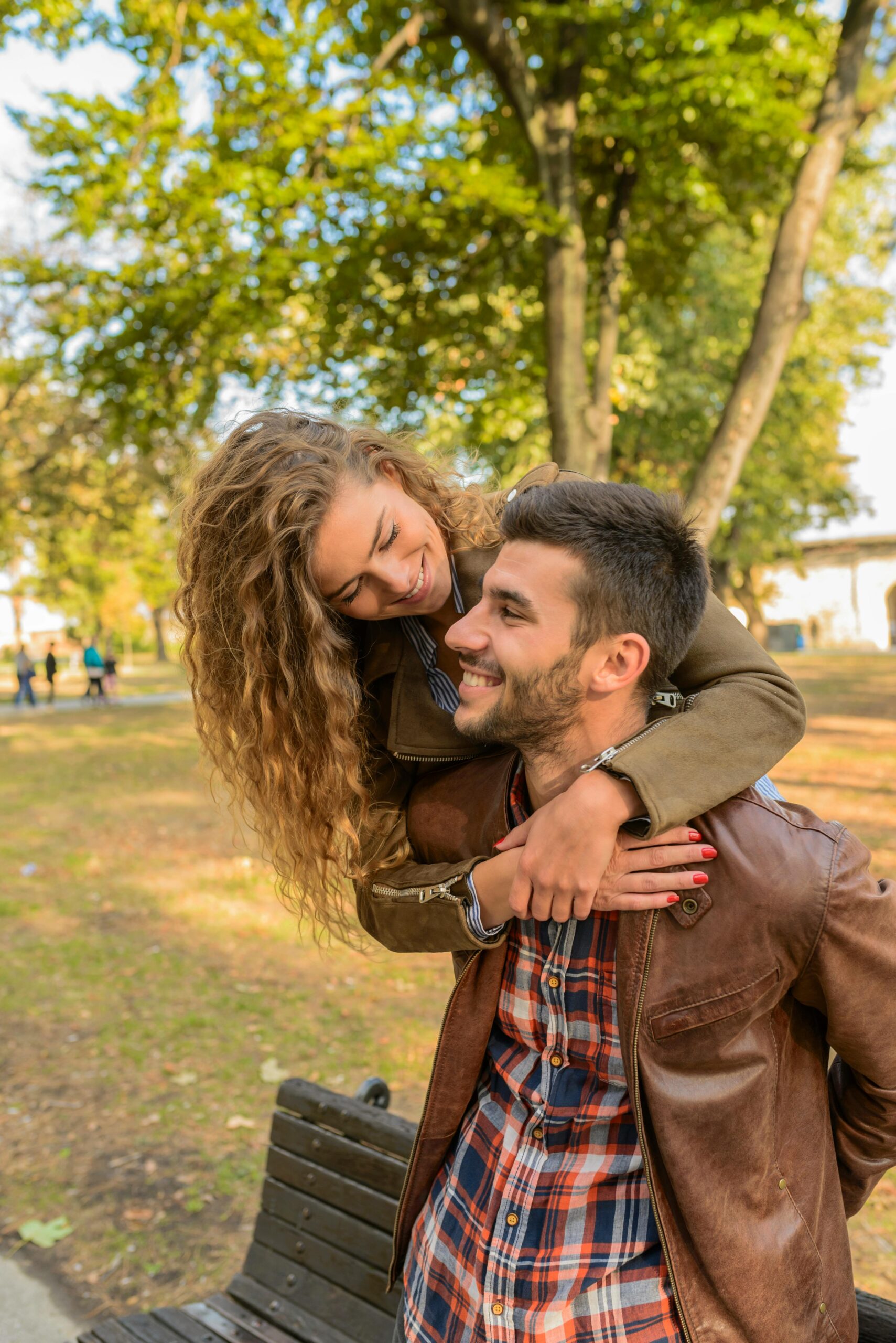 "Couple hugging outdoors guided by best mind therapists offering marriage counselling for clinical depression recovery."